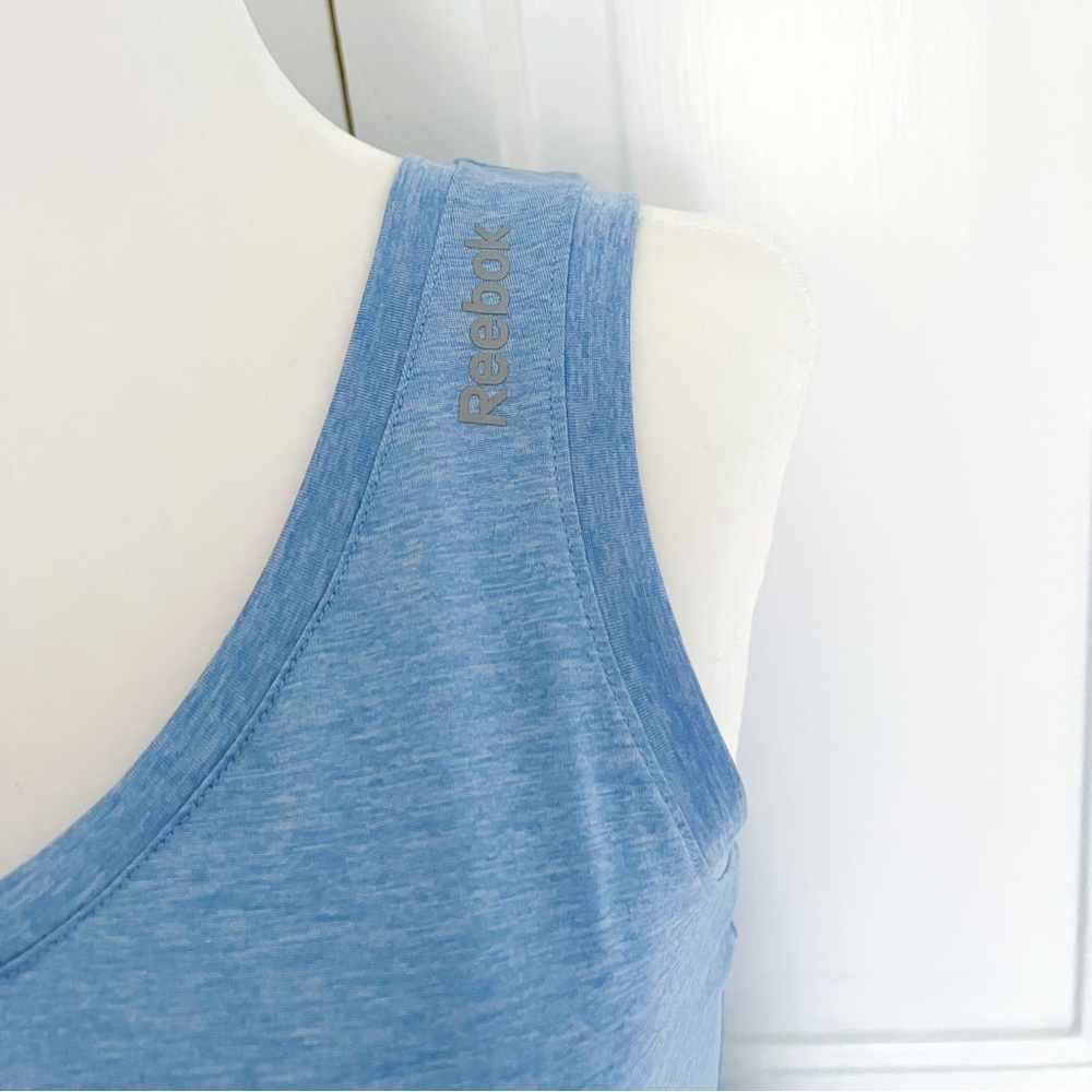 X Small Reebook Light Blue Workout Tank Top - Picture 2 of 3